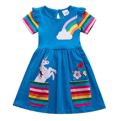 Kids Little Girls' Knee-length Short Sleeve Dress DailySale