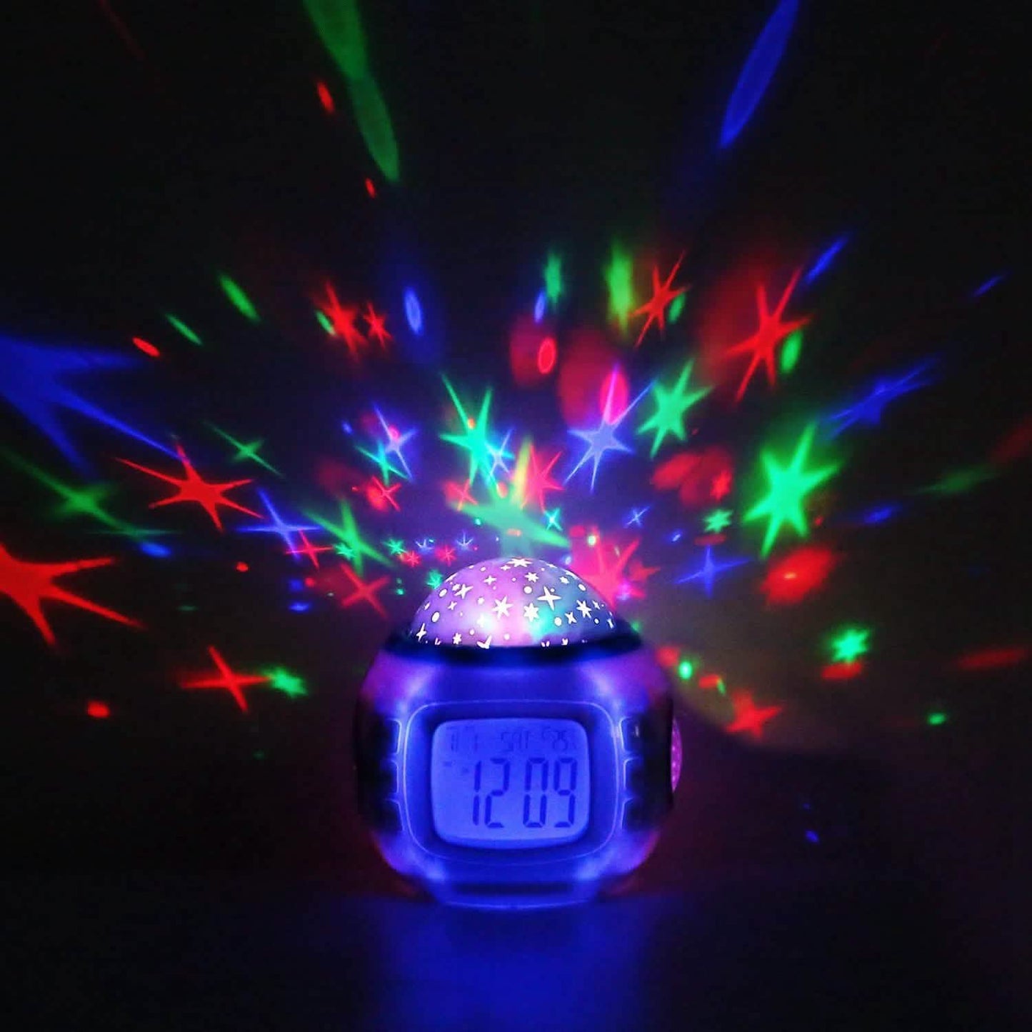 Kids Music Star Sky LED Projection Lamp Digital Alarm Clock DailySale