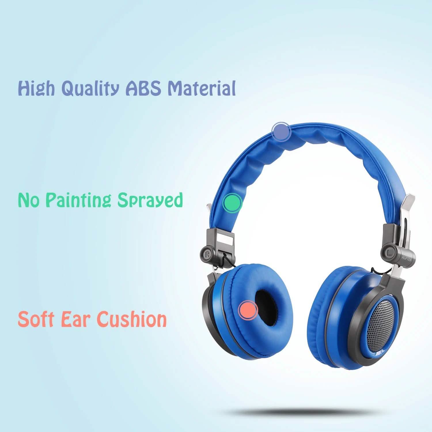 Kids Over Ear Wired Headsets with 85dB Volume Limit DailySale
