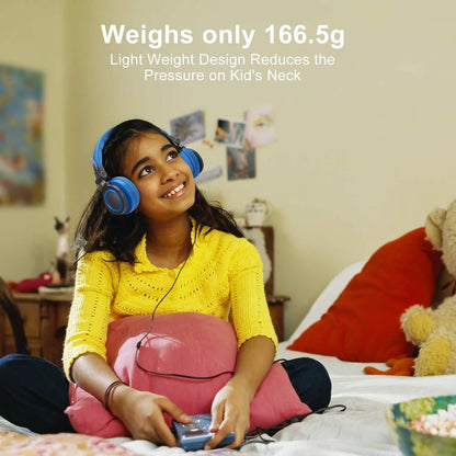 Kids Over Ear Wired Headsets with 85dB Volume Limit DailySale