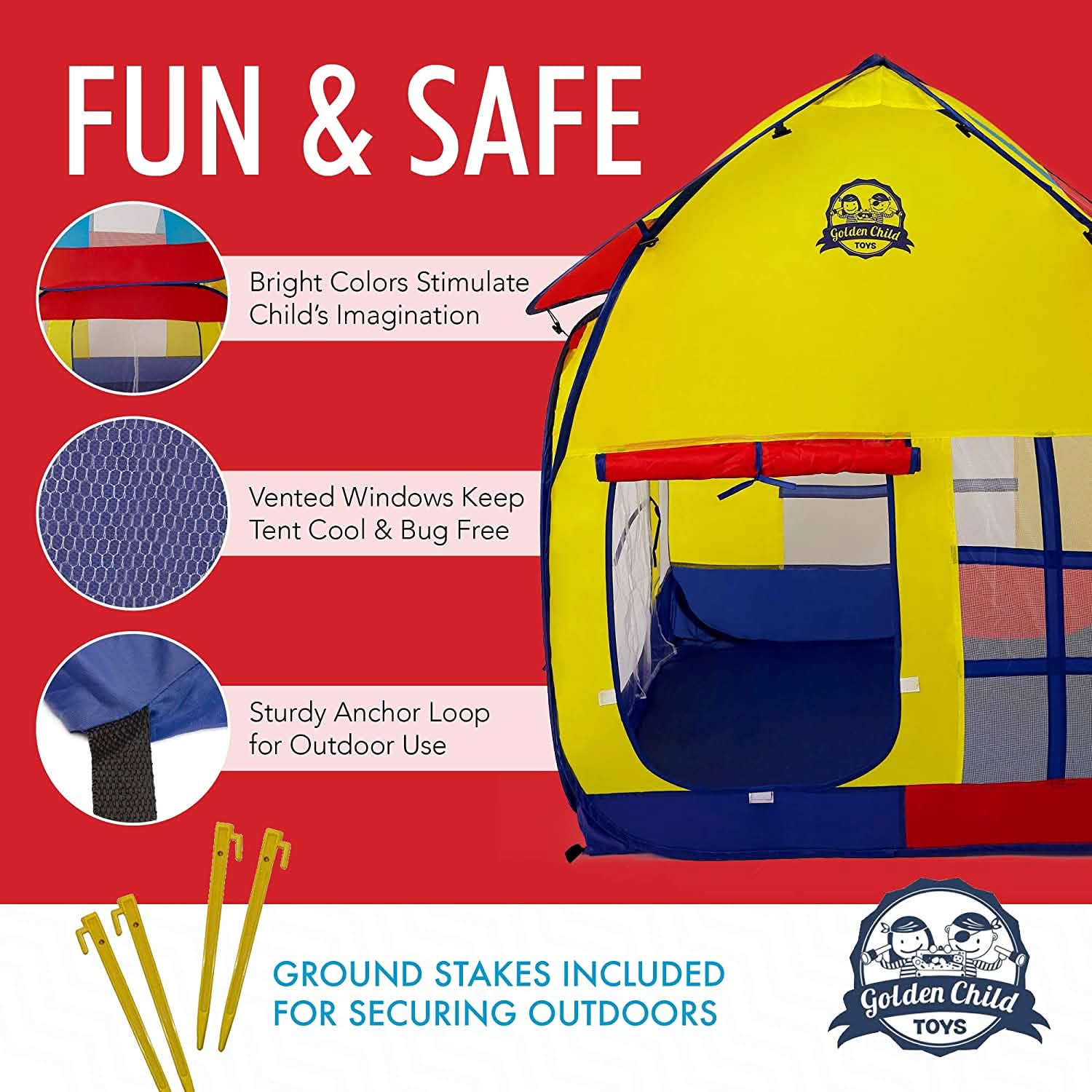 Kids Play Tent with Carrying Case DailySale