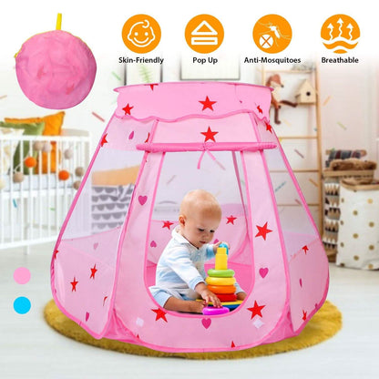Kids Pop Up Prince Princess Toddler Play Tent DailySale