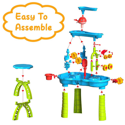 Kids Sand Water Table for 3-6 Years Old Sensory Exercise Friendship Building DailySale