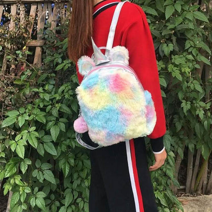 Kids Soft Tie-Dye Unicorn Backpack DailySale
