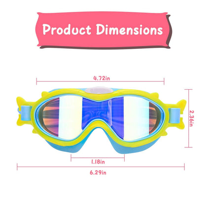 Kids Swim Goggles with Ear Plugs UV Protection Anti-Fog Leak Proof DailySale