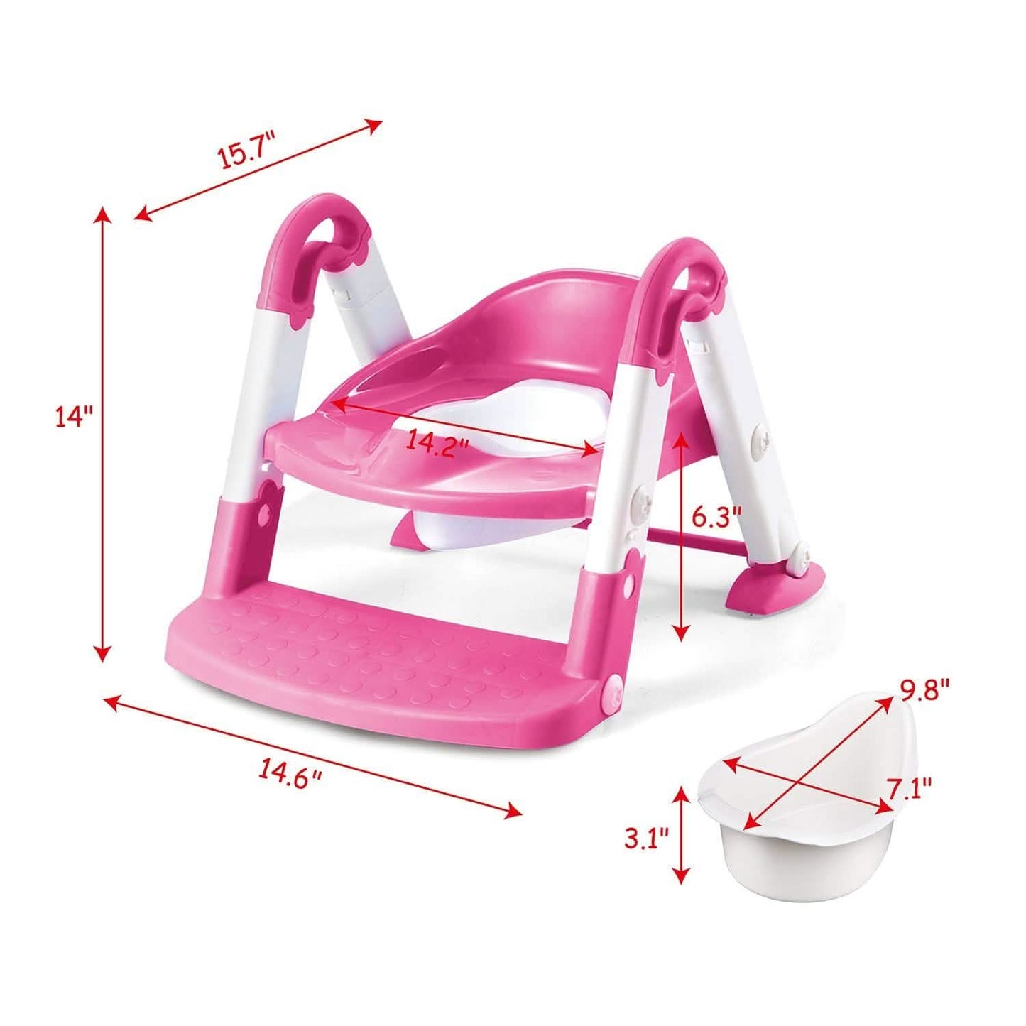 Kids Toilet Seat Toddler Potty Training Chair DailySale