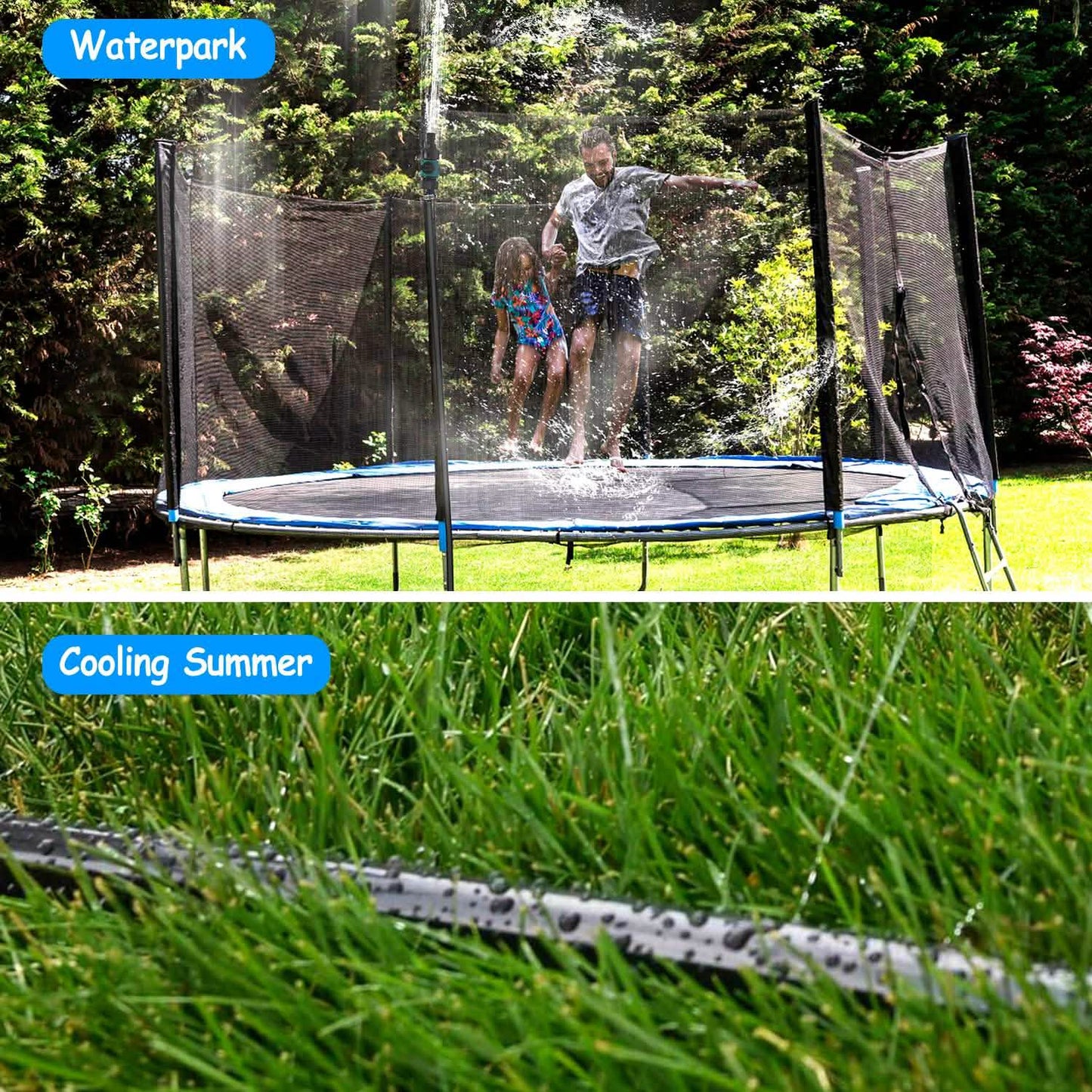 Kids Trampoline Sprinkler Outdoor DailySale
