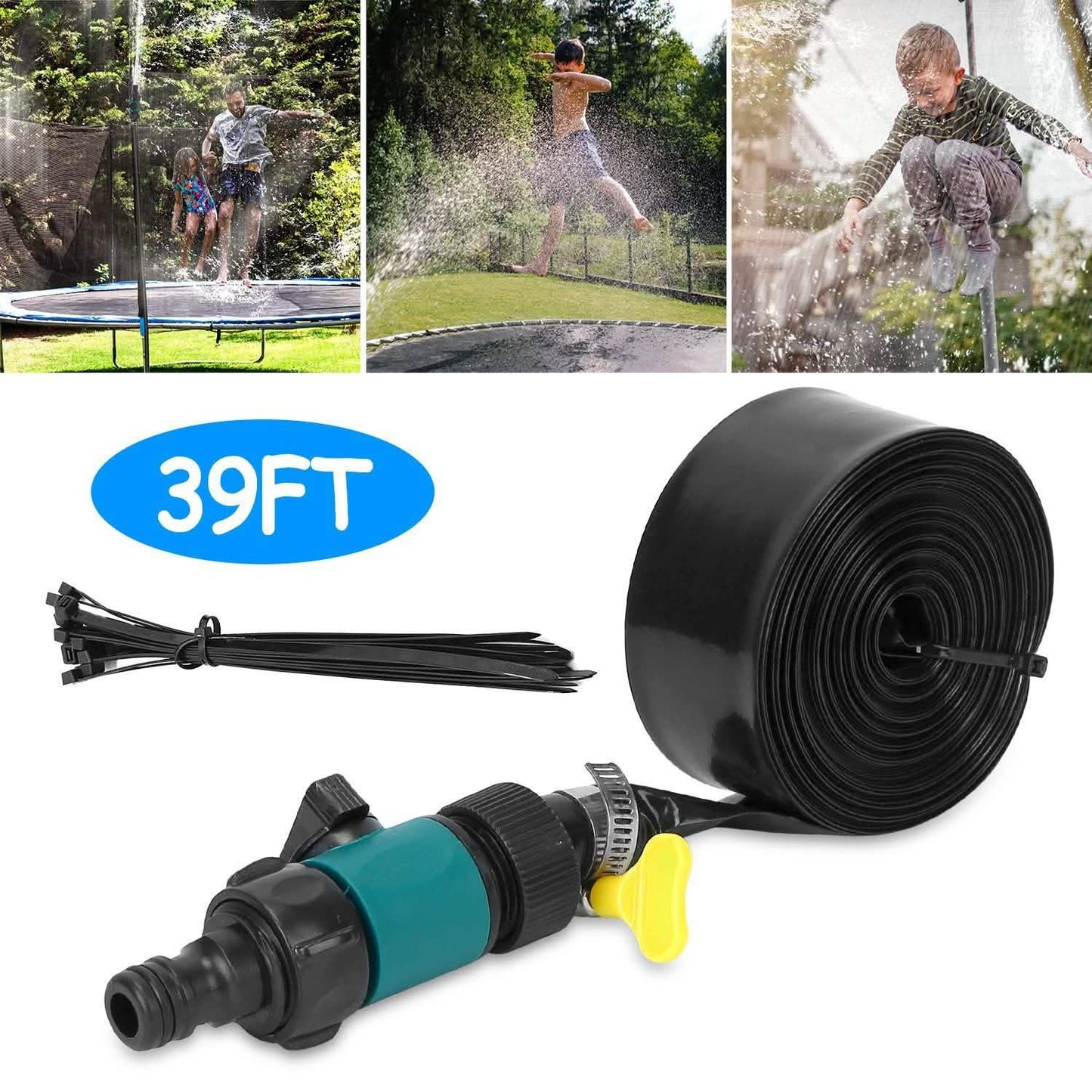 Kids Trampoline Sprinkler Outdoor DailySale