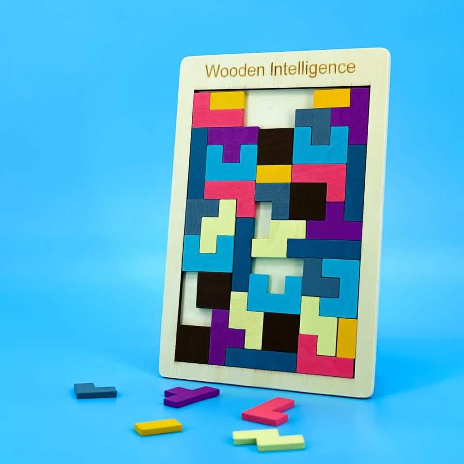 Kids Wood Logic Puzzle DailySale