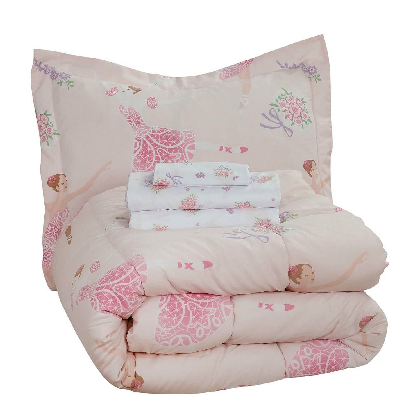 Kidz Mix Dancing Ballerinas Bed in a Bag DailySale