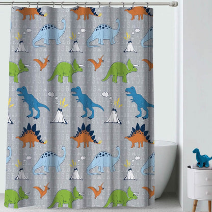 Kidz Mix Dinosaur Walk Shower Curtain DailySale