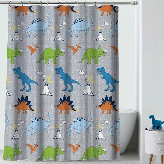 Kidz Mix Dinosaur Walk Shower Curtain DailySale