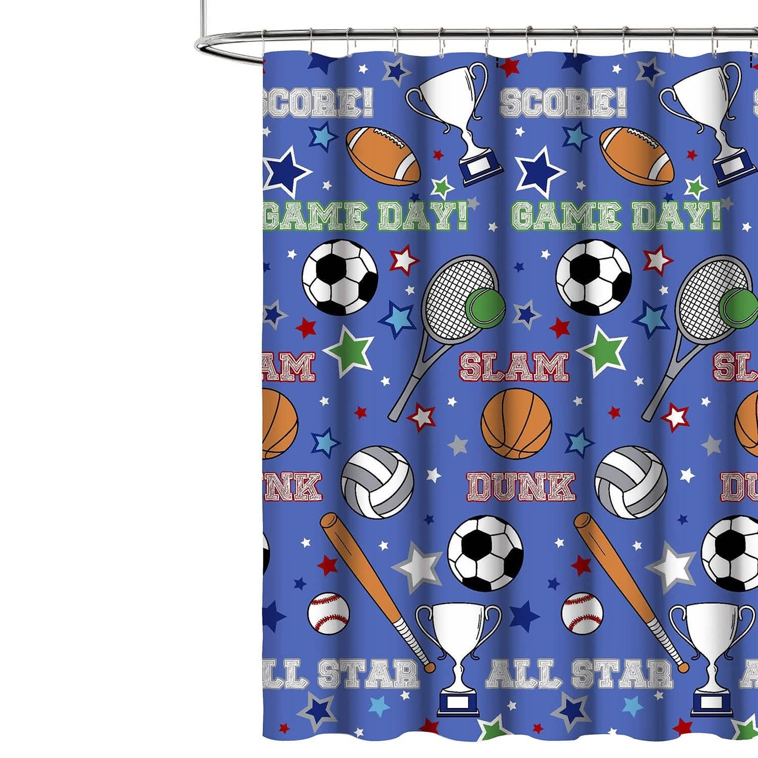 Kidz Mix Game Day Shower Curtain DailySale