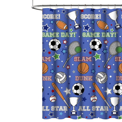 Kidz Mix Game Day Shower Curtain DailySale