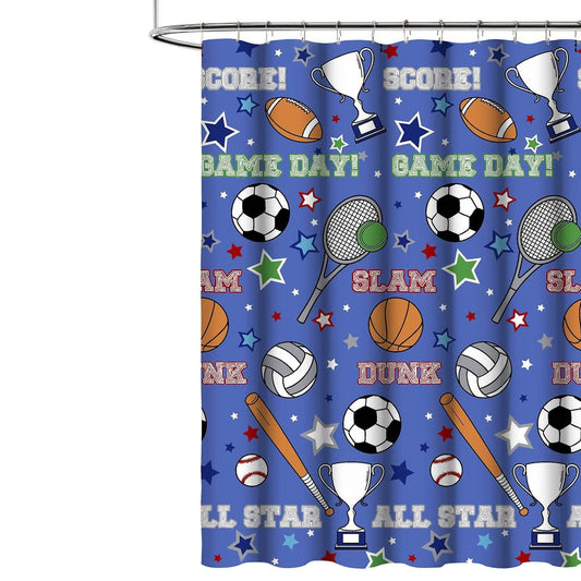 Kidz Mix Game Day Shower Curtain DailySale