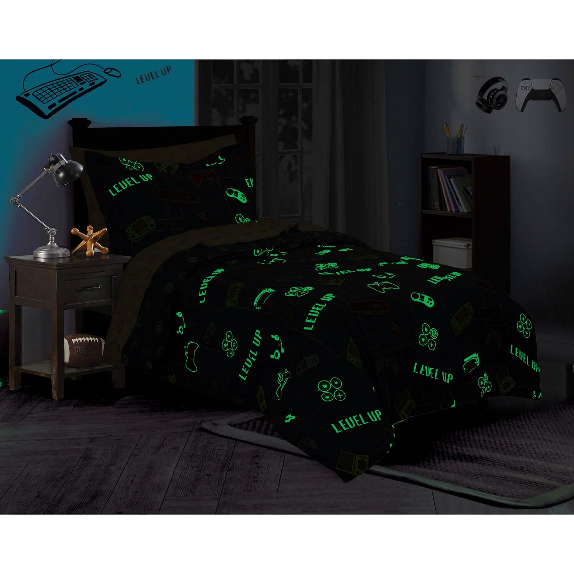 Kidz Mix Level Up Glow In The-Dark Bed In A Bag DailySale