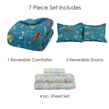 Kidz Mix Level Up Glow In The-Dark Bed In A Bag DailySale