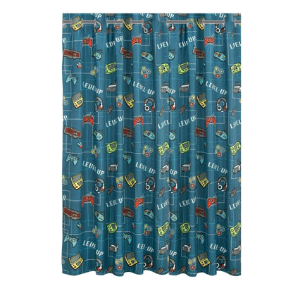 Kidz Mix Level Up Glow-in-the-Dark Shower Curtain DailySale