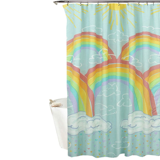 Kidz Mix Rainbow Clouds Shower Curtain DailySale