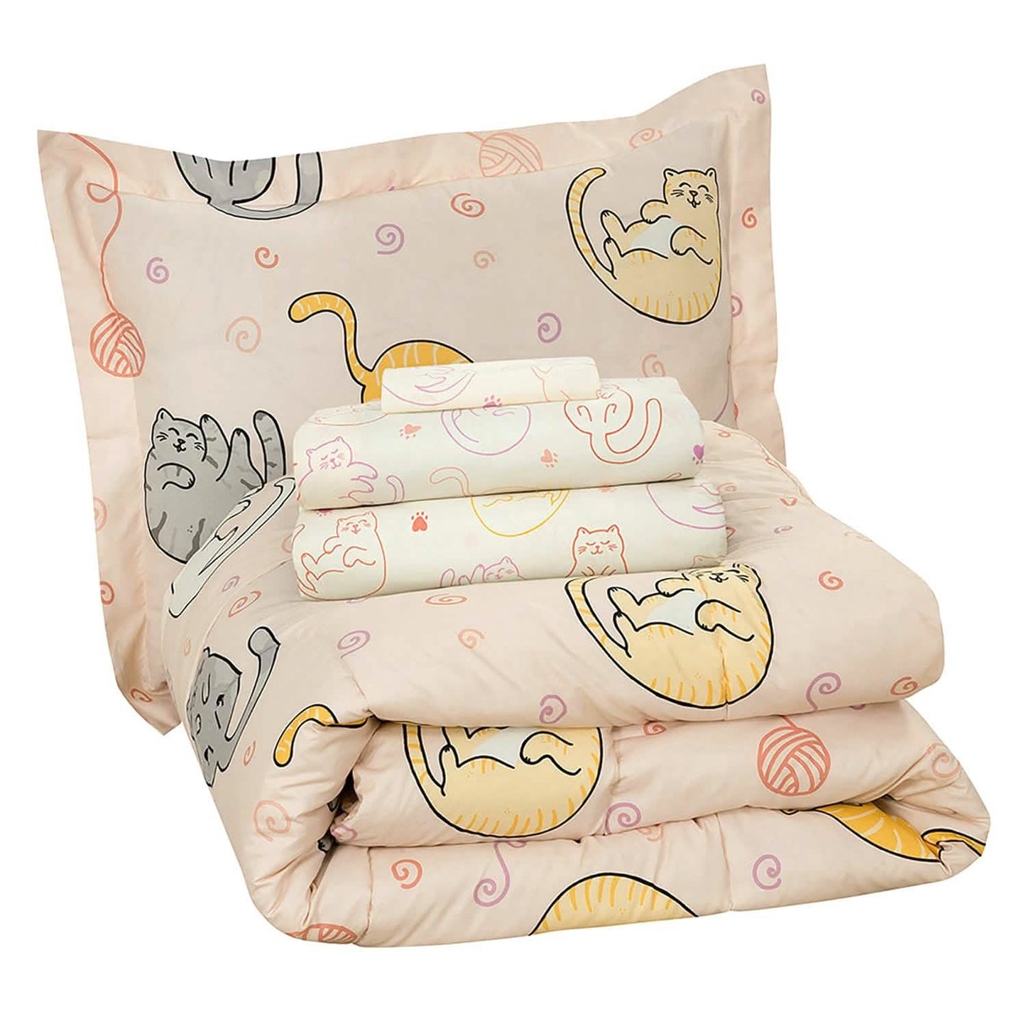 Kidz Mix Sleepy Cats Bed in a Bag DailySale