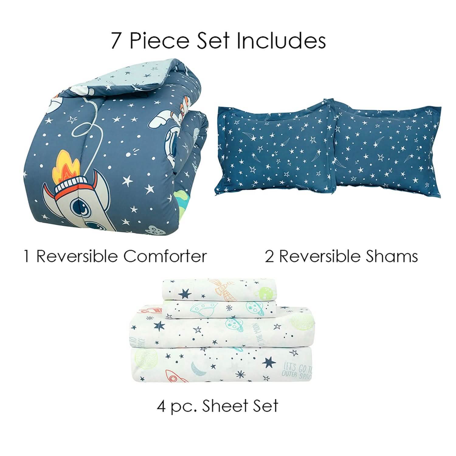 Kidz Mix Space Explorer Bed in a Bag DailySale