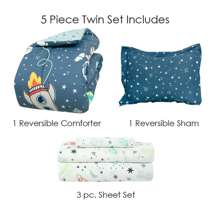 Kidz Mix Space Explorer Bed in a Bag DailySale