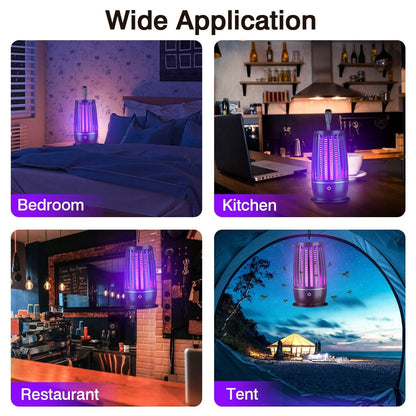 Killer Lamp Bug Zapper with Night Light Strap Mosquito Catcher DailySale