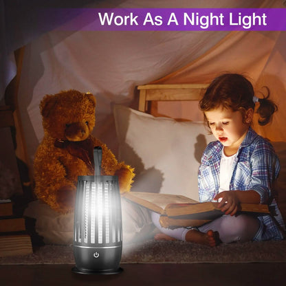 Killer Lamp Bug Zapper with Night Light Strap Mosquito Catcher DailySale
