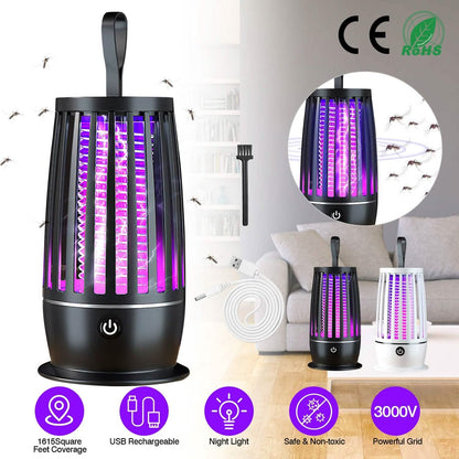 Killer Lamp Bug Zapper with Night Light Strap Mosquito Catcher DailySale