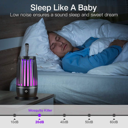 Killer Lamp Bug Zapper with Night Light Strap Mosquito Catcher DailySale