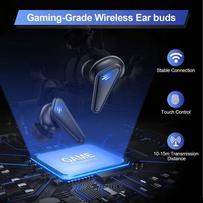 KINGSTAR TWS Bluetooth 5.0 Gaming Wireless Earbuds DailySale