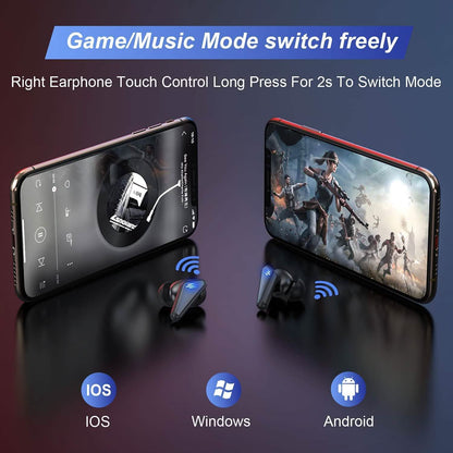 KINGSTAR TWS Bluetooth 5.0 Gaming Wireless Earbuds DailySale