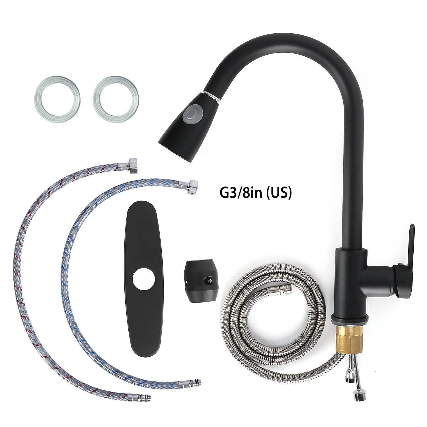 Kitchen Faucet Single Handle with Hot and Cold Control DailySale