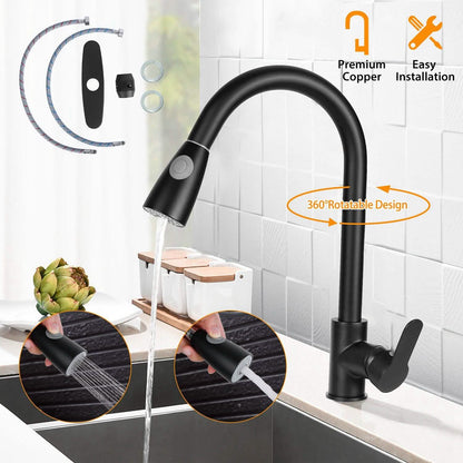 Kitchen Faucet Single Handle with Hot and Cold Control DailySale