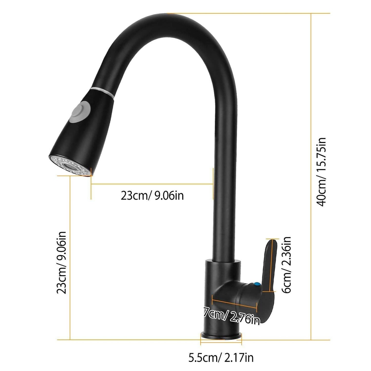 Kitchen Faucet Single Handle with Hot and Cold Control DailySale