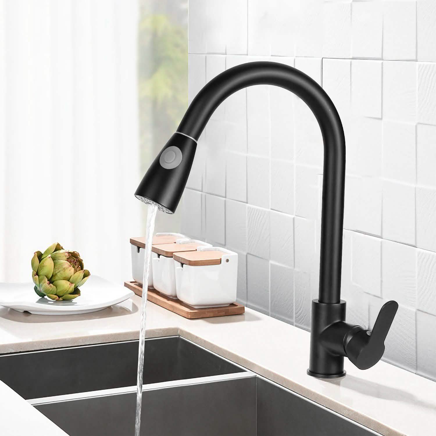 Kitchen Faucet Single Handle with Hot and Cold Control DailySale