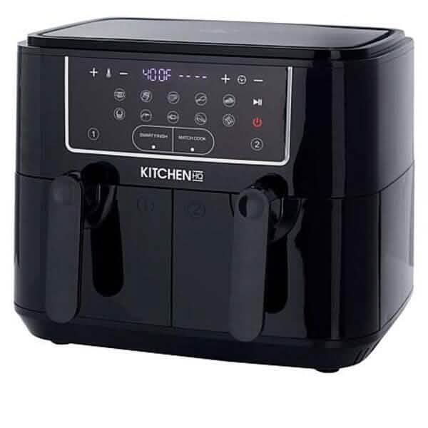 Kitchen HQ 10-in-1 9-Quart Dual Air Fryer with Kebabs (Refurbished) DailySale
