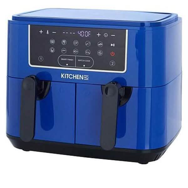 Kitchen HQ 10-in-1 9-Quart Dual Air Fryer with Kebabs (Refurbished) DailySale