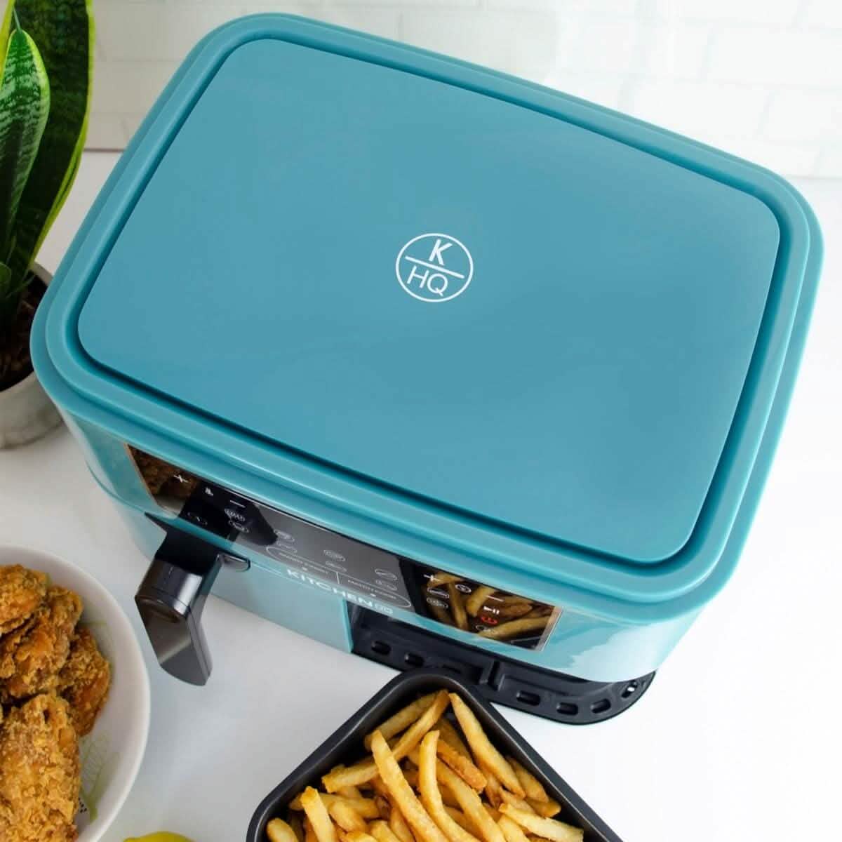 Kitchen HQ 10-in-1 9-Quart Dual Air Fryer with Kebabs (Refurbished) DailySale
