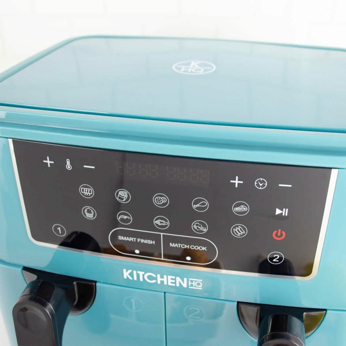Kitchen HQ 10-in-1 9-Quart Dual Air Fryer with Kebabs (Refurbished) DailySale