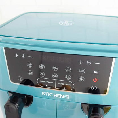 Kitchen HQ 10-in-1 9-Quart Dual Air Fryer with Kebabs (Refurbished) DailySale