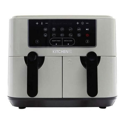 Kitchen HQ 10-in-1 9-Quart Dual Air Fryer with Kebabs (Refurbished) DailySale