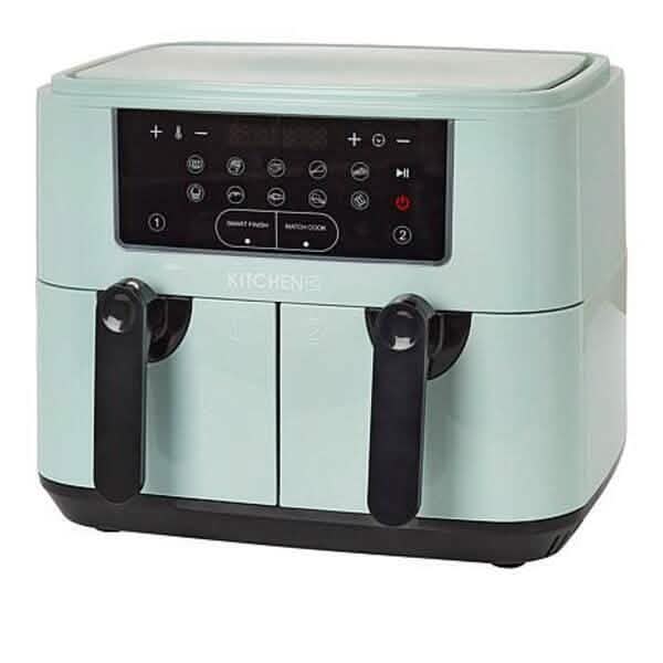 Kitchen HQ 10-in-1 9-Quart Dual Air Fryer with Kebabs (Refurbished) DailySale
