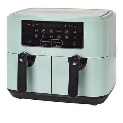 Kitchen HQ 10-in-1 9-Quart Dual Air Fryer with Kebabs (Refurbished) DailySale