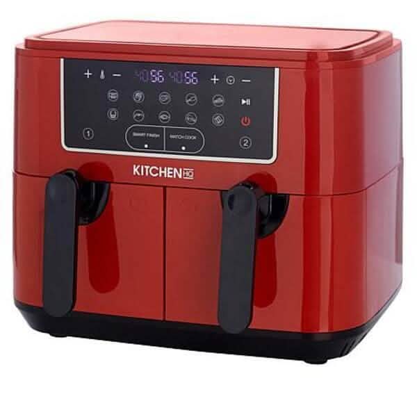 Kitchen HQ 10-in-1 9-Quart Dual Air Fryer with Kebabs (Refurbished) DailySale