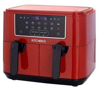 Kitchen HQ 10-in-1 9-Quart Dual Air Fryer with Kebabs (Refurbished) DailySale