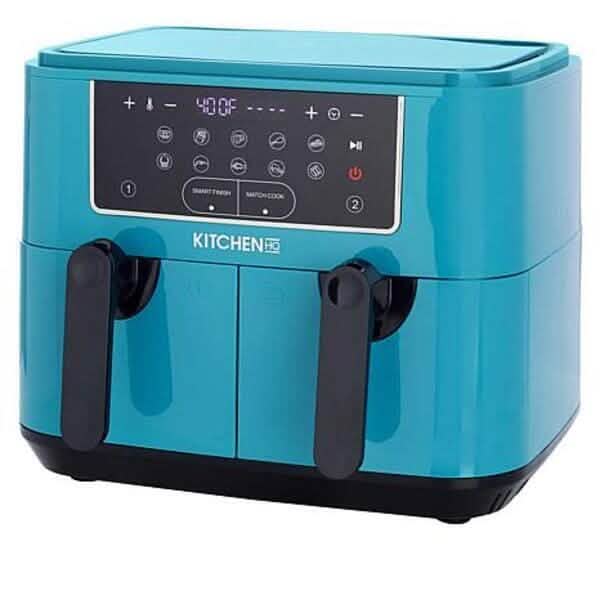Kitchen HQ 10-in-1 9-Quart Dual Air Fryer with Kebabs (Refurbished) DailySale