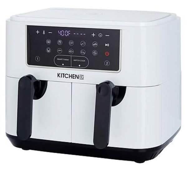 Kitchen HQ 10-in-1 9-Quart Dual Air Fryer with Kebabs (Refurbished) DailySale