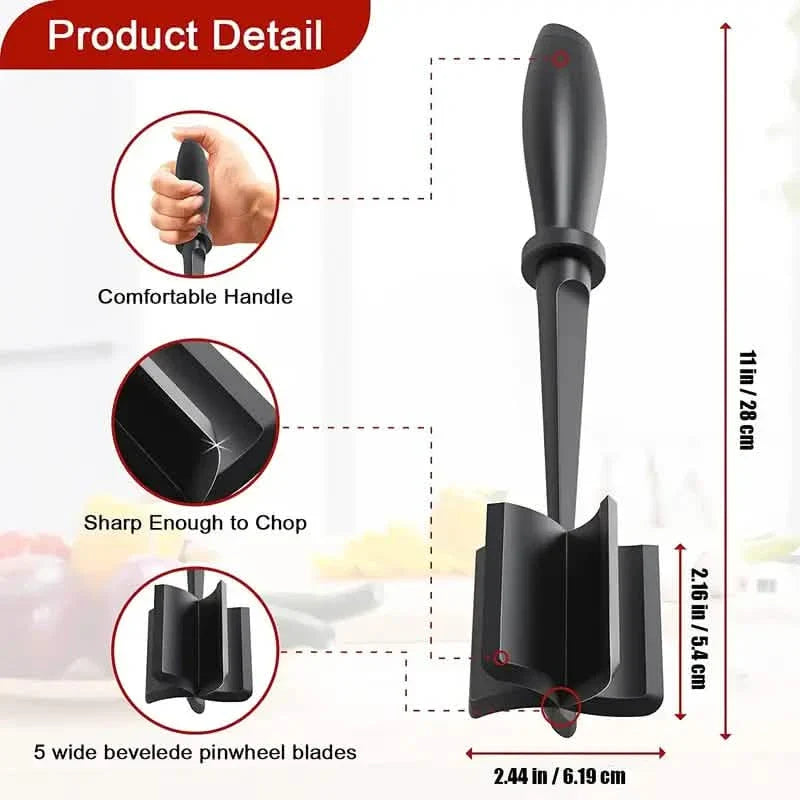 Kitchen Meat Chopper Ground Beef Masher Utensil Heat Resistant Non-Stick DailySale