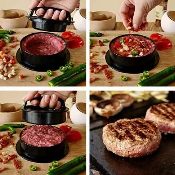 Kitchen Round Burger Press Tool DailySale